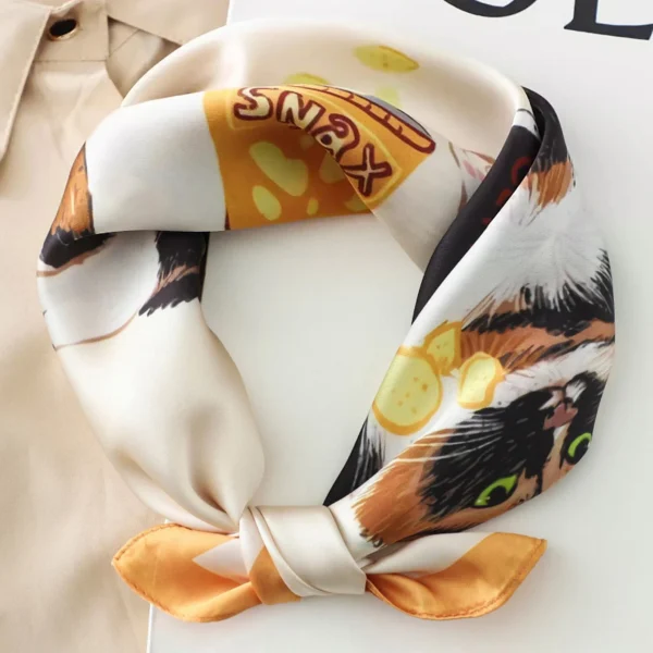 Personalized Square Scarf - Image 4