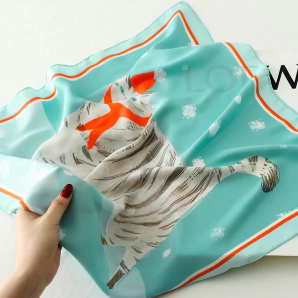 Personalized Square Scarf - Image 9