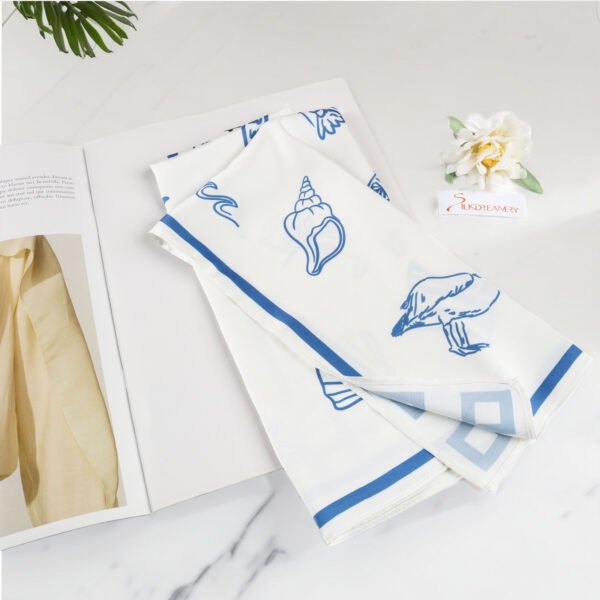 Custom Wedding Silk Scarves - Image 2