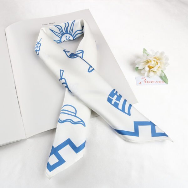 Custom Wedding Silk Scarves - Image 5