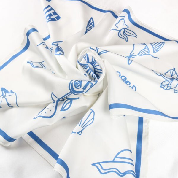 Custom Wedding Silk Scarves - Image 9
