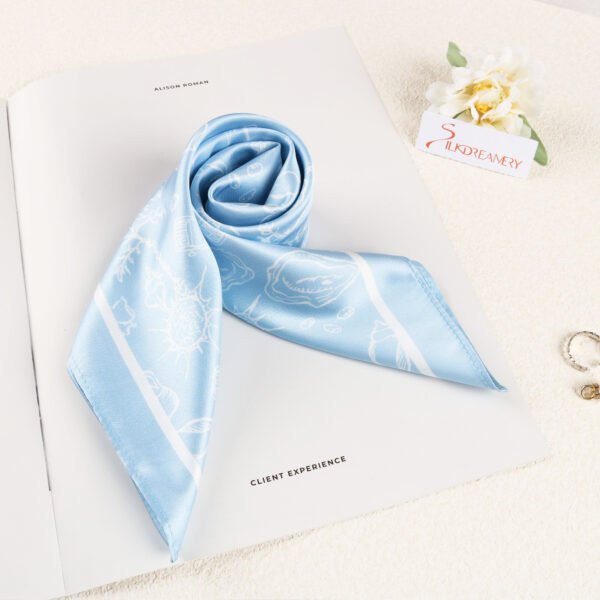 Custom Wedding Silk Scarves - Image 3