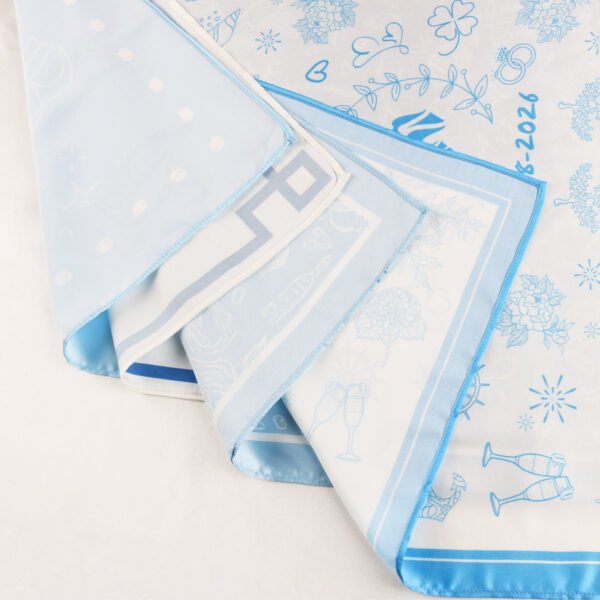 Custom Wedding Silk Scarves - Image 11