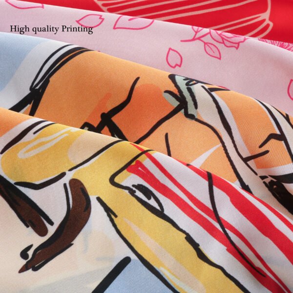 Custom Both Sides Printed Silk Scarf - Image 9